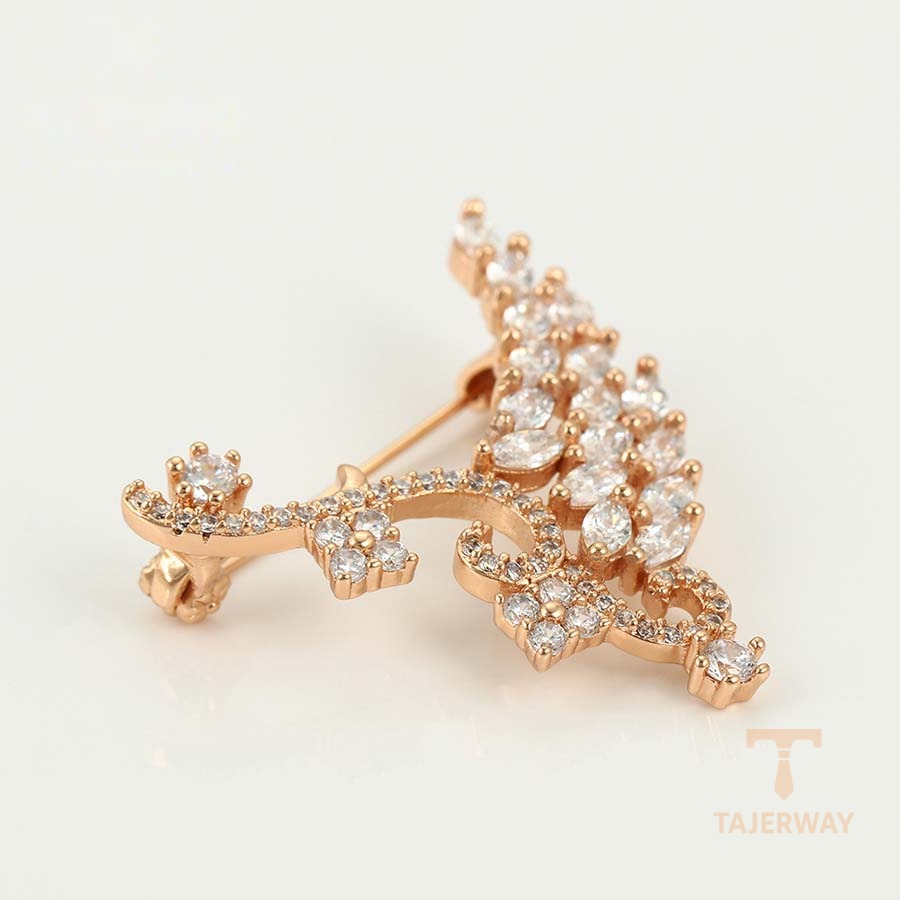 جزییات و نمای نزدیک سنجاق سینه ژوپینگ طول Free وزن 5.9 کد brooches-657