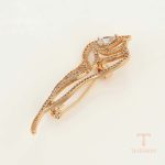 جزییات و نمای نزدیک سنجاق سینه ژوپینگ طول Free وزن 6 کد brooches-689