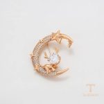 جزییات و نمای نزدیک سنجاق سینه ژوپینگ وزن 10.64 کد X000000830