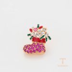 نمای نزدیک زیورآلات ژوپینگ نگین‌دار کد X000008233