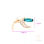 نمای نزدیک ست ژوپینگ نگین‌دار رنگ ثابت کد X000029718
