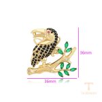 نمای نزدیک سنجاق سینه ژوپینگ نگین‌دار کد X000786467