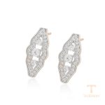 گوشواره ژوپینگ نگین‌دار کد A00295822