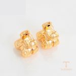 نمای مدل قفل و اتصالات گوشواره ژوپینگ وزن 9 گرم کد A00492858