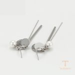 نمای مدل قفل و اتصالات گوشواره ژوپینگ وزن 9.4 گرم کد A00507743