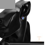 گوشواره ژوپینگ رنگ طلایی طرح طلا ۱۸ عیار نگین‌دار کد A00611994