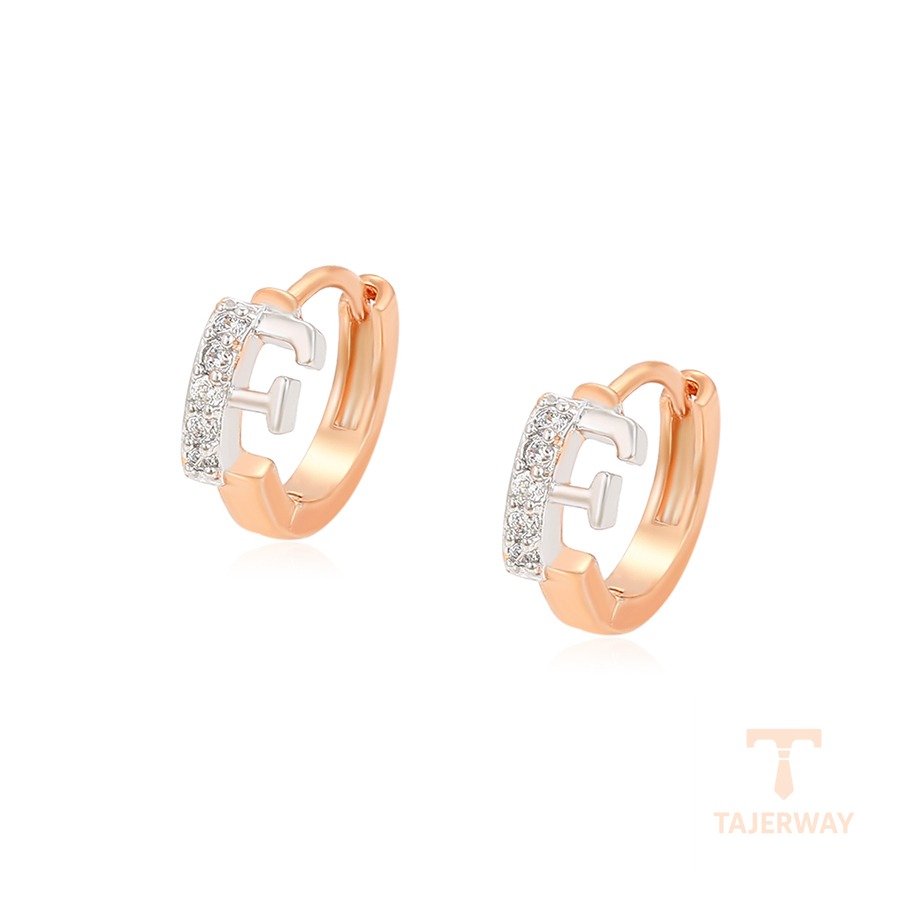 گوشواره ژوپینگ نگین‌دار کد A00905091