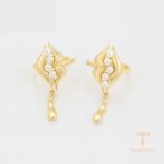 نمای مدل قفل و اتصالات گوشواره ژوپینگ وزن 5.17 گرم کد S00117149
