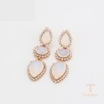 نمای مدل قفل و اتصالات گوشواره ژوپینگ وزن 6.48 گرم کد S00140643
