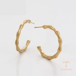 نمای مدل قفل و اتصالات گوشواره ژوپینگ وزن 6.22 گرم کد T000908691