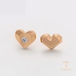 نمای مدل قفل و اتصالات گوشواره ژوپینگ وزن 3.72 گرم کد X000013900