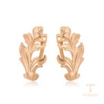 نمای نزدیک گوشواره ژوپینگ بدون نگین کد X000758327