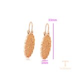 نمای مدل قفل و اتصالات گوشواره ژوپینگ وزن 3.18 گرم کد X000772563