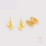 نمای مدل قفل و اتصالات گوشواره ژوپینگ وزن 0.82 گرم کد X000821686