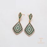 نمای مدل قفل و اتصالات گوشواره ژوپینگ وزن 9.64 گرم کد X000835793