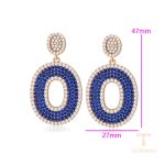 نمای مدل قفل و اتصالات گوشواره ژوپینگ وزن 16.61 گرم کد X000837260