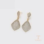 نمای مدل قفل و اتصالات گوشواره ژوپینگ وزن 10.1 گرم کد X000837273