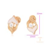 نمای مدل قفل و اتصالات گوشواره ژوپینگ طول Free وزن 4.5 گرم کد X000951760