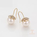 نمای مدل قفل و اتصالات گوشواره ژوپینگ وزن 10.25 گرم کد X000988479