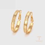 نمای مدل قفل و اتصالات گوشواره ژوپینگ وزن 5.95 گرم کد X001003298