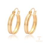 نمای نزدیک گوشواره ژوپینگ بدون نگین کد X001005779