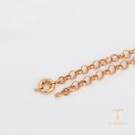 جزییات زنجیر و قفل گردنبند ژوپینگ طول 57CM وزن 26 گرم کد 47167