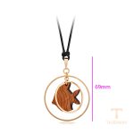 نمای نزدیک گردنبند ژوپینگ بدون نگین کد A00625865
