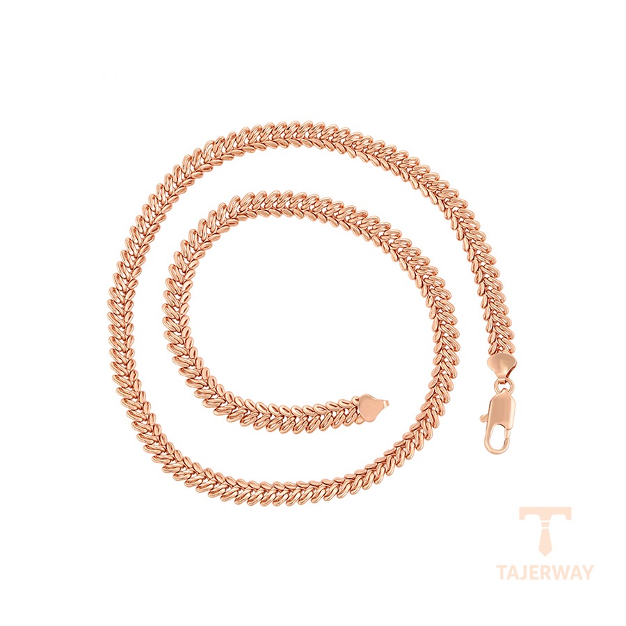 گردنبند ژوپینگ رنگ طلایی طرح طلا بدون نگین کد A00912456