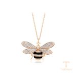 نمای نزدیک گردنبند ژوپینگ نگین‌دار کد A00916556