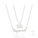 نمای نزدیک گردنبند ژوپینگ نگین‌دار کد N012400-11