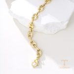 جزییات زنجیر و قفل گردنبند ژوپینگ طول 45CM وزن 58.45 گرم کد X000742506