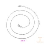 جزییات زنجیر و قفل گردنبند ژوپینگ طول 40CM وزن 2.12 گرم کد X000800427