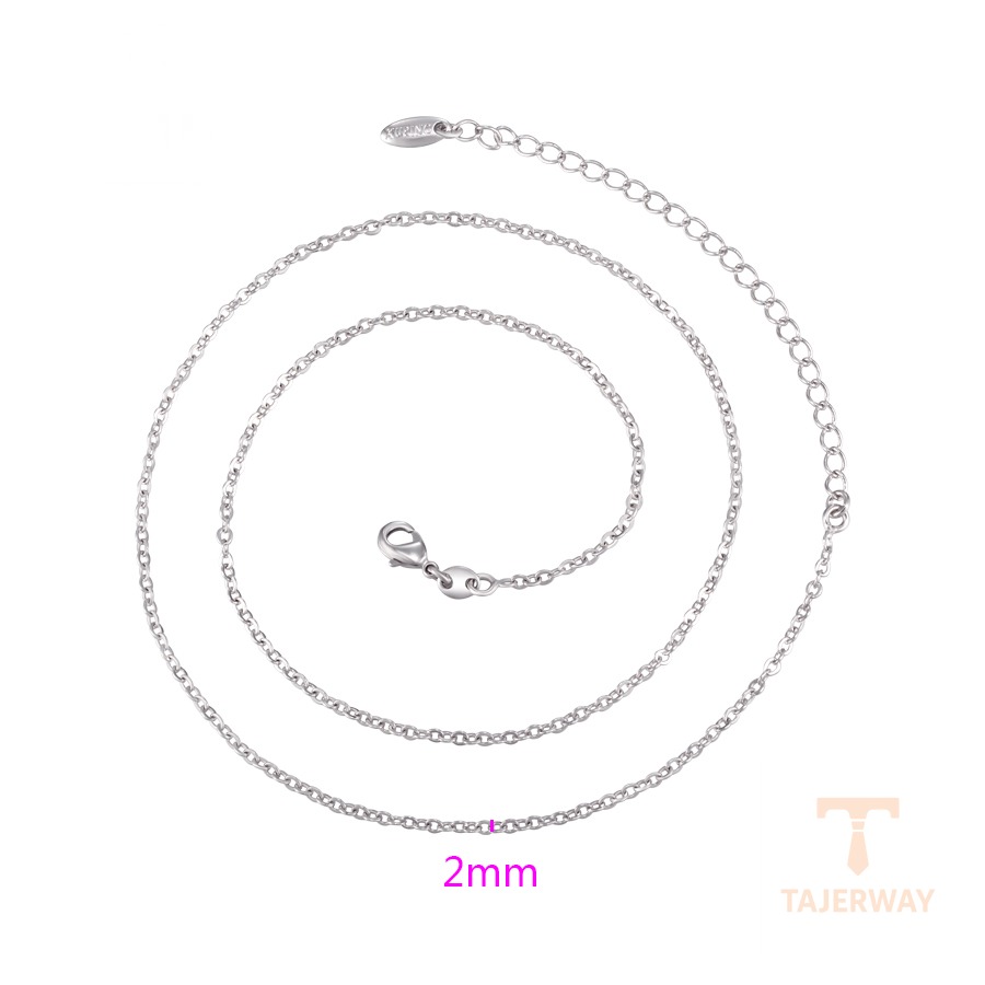 جزییات زنجیر و قفل گردنبند ژوپینگ طول 40CM وزن 2.12 گرم کد X000800427