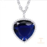 گردنبند ژوپینگ طلای سفید (رادیوم) کد X000828615