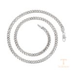 گردنبند ژوپینگ طلای سفید (رادیوم) بدون نگین کد X000984961
