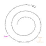 جزییات زنجیر و قفل گردنبند ژوپینگ طول 44CM وزن 4.84 گرم کد X001078455