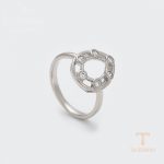 نمای نزدیک انگشتر ژوپینگ نگین‌دار کد X000759488