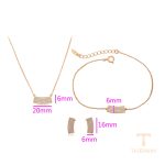 جزییات و نمای نزدیک ست ژوپینگ طول Free وزن 7.48 گرم کد 14SET25051004