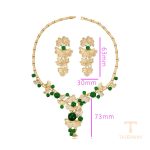 نمای نزدیک ست ژوپینگ نگین‌دار کد 16-set