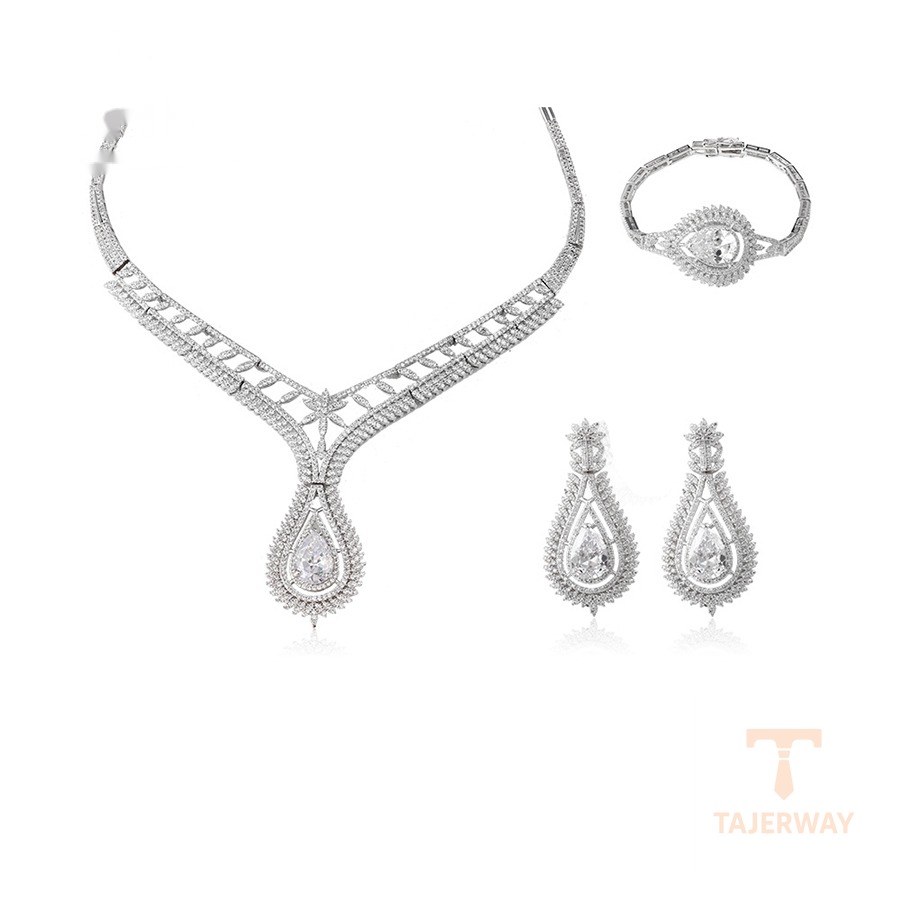 ست ژوپینگ طلای سفید (رادیوم) کد S-43