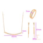 نمای نزدیک ست ژوپینگ نگین‌دار کد S00146840