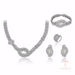 ست ژوپینگ طلای سفید (رادیوم) کد set-174