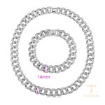 نمای نزدیک ست ژوپینگ نگین‌دار کد X000788264