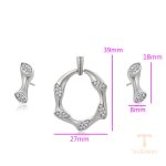 جزییات و نمای نزدیک ست ژوپینگ طول Free وزن 9.23 گرم کد X000997865