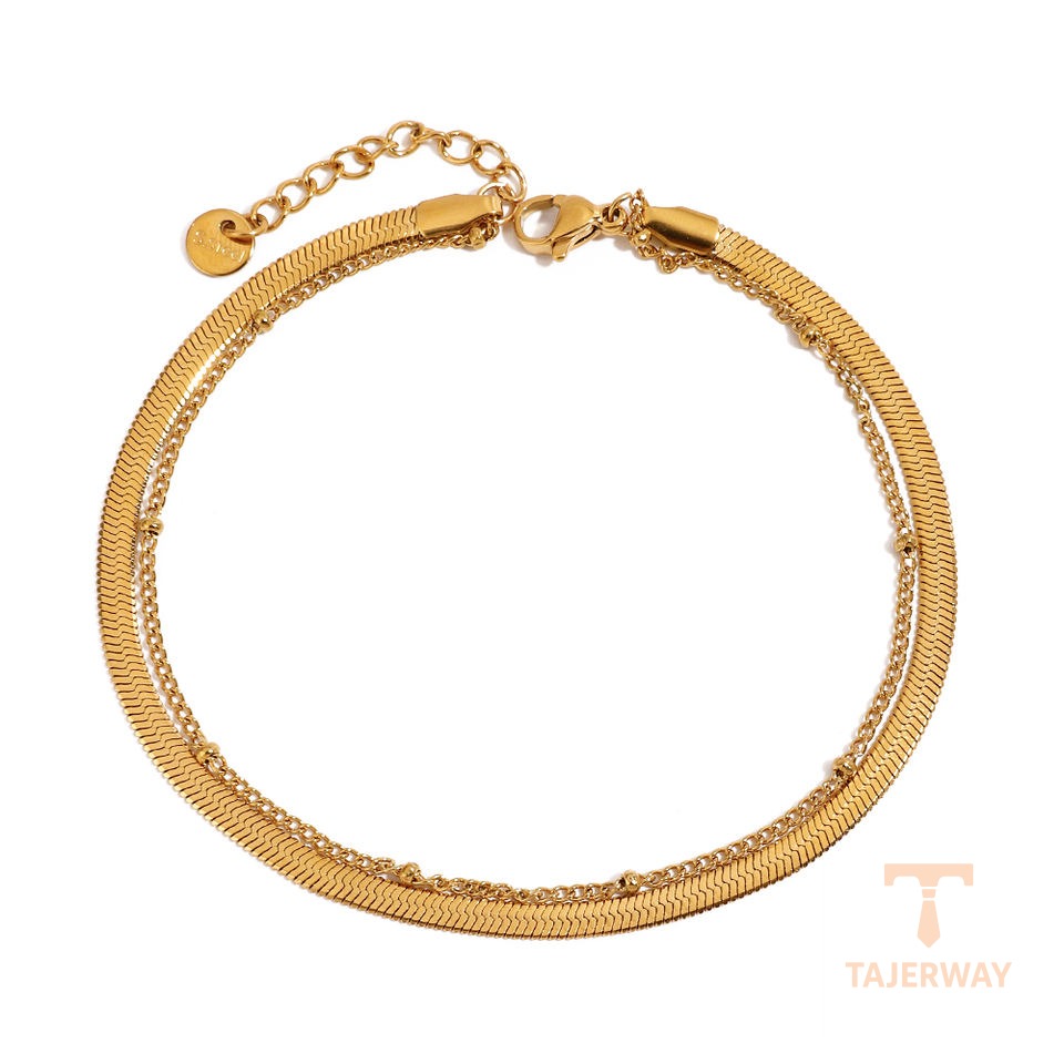 Chain & Link Bracelets برند MoLin رنگ طلایی طرح طلا بدون نگین