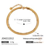 نمای نزدیک Chain & Link Bracelets برند MoLin بدون نگین
