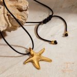 جزییات زنجیر و قفل گردنبند ابکاری طلای ۱۸ عیار