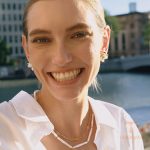 جزییات زنجیر و قفل گردنبند ابکاری طلای ۱۸ عیار