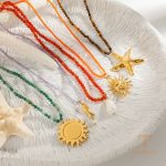 زاویه دیگر گردنبند استیل ضدزنگ ابکاری طلای ۱۸ عیار برند J&D