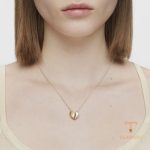 زاویه دیگر گردنبند استیل ضدزنگ ابکاری طلای ۱۸ عیار برند J&D